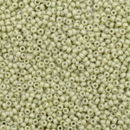 Miyuki rocailles Perlen 15/0 - Duracoat opaque cactus green 15-4474